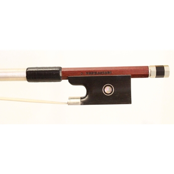 L'Archet Brasil Nickel Mount Violin Bow, Full Lined