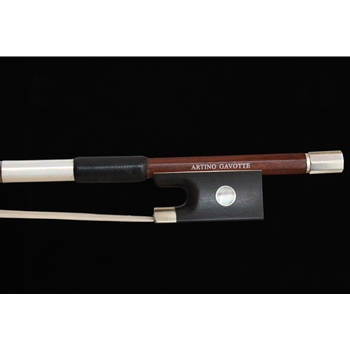 Artino Gavotte Violin Bow mounted in Nickel - Massaranduba